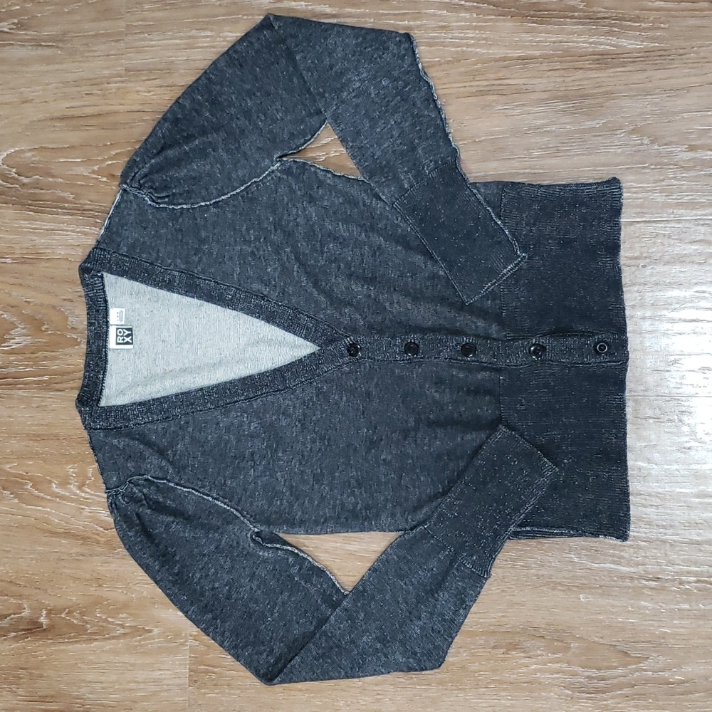 (L) Roxy Casual Comfy Weekend Relaxed Fit Bohemian Modern Cardigan Contemporary